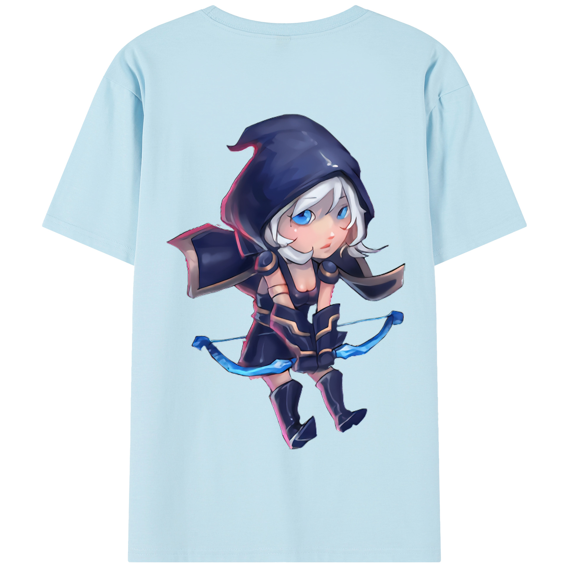 リーグ・オブ・レジェンド League of Legends LOL 綿100％半袖Tシャツ（背面プリント）
